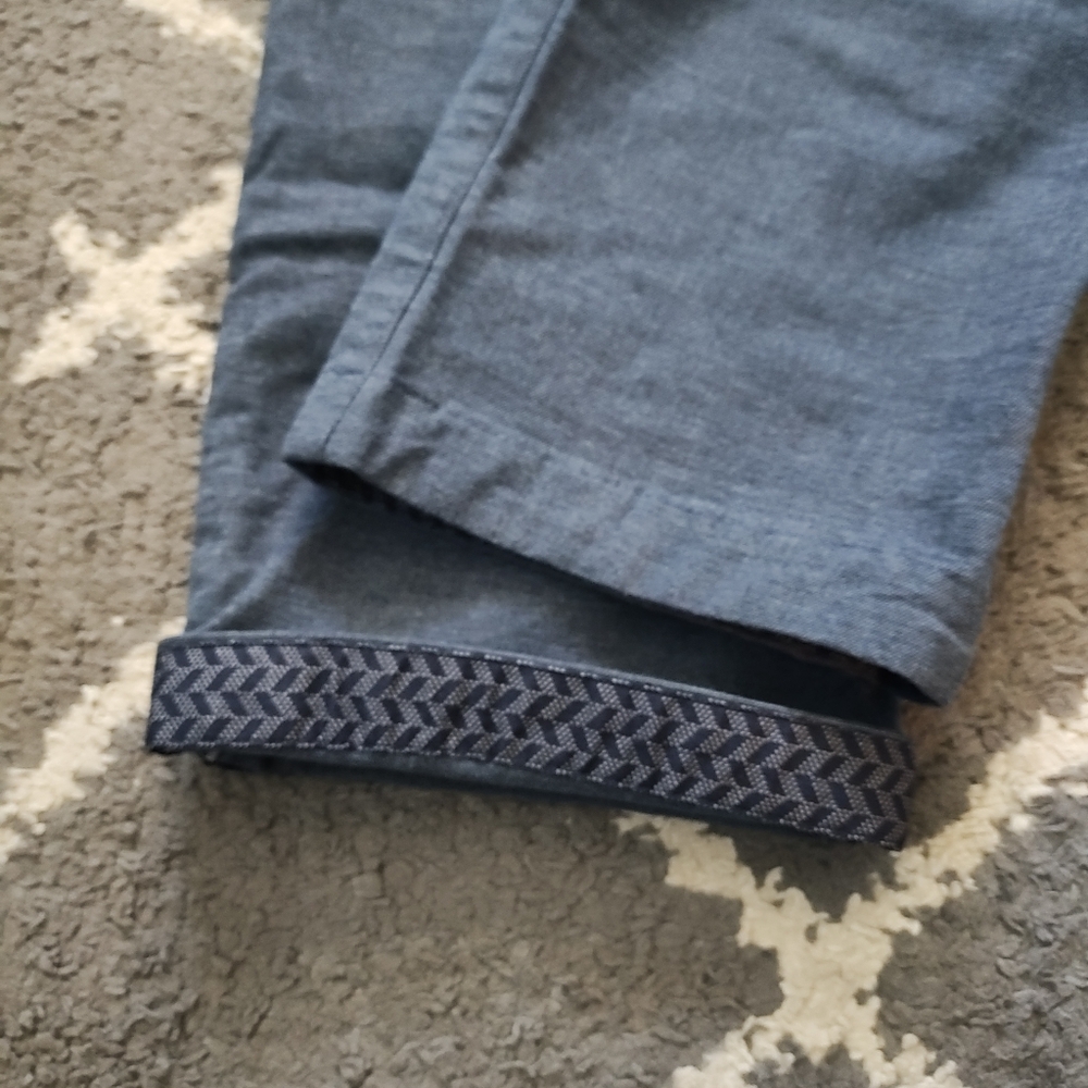 Ted Baker London Clasmay Classic Fit Textured Dress Pants Size 38L - Picture 6 of 10